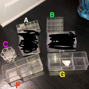 *CHOOSE TWO* Acrylic Organizers
